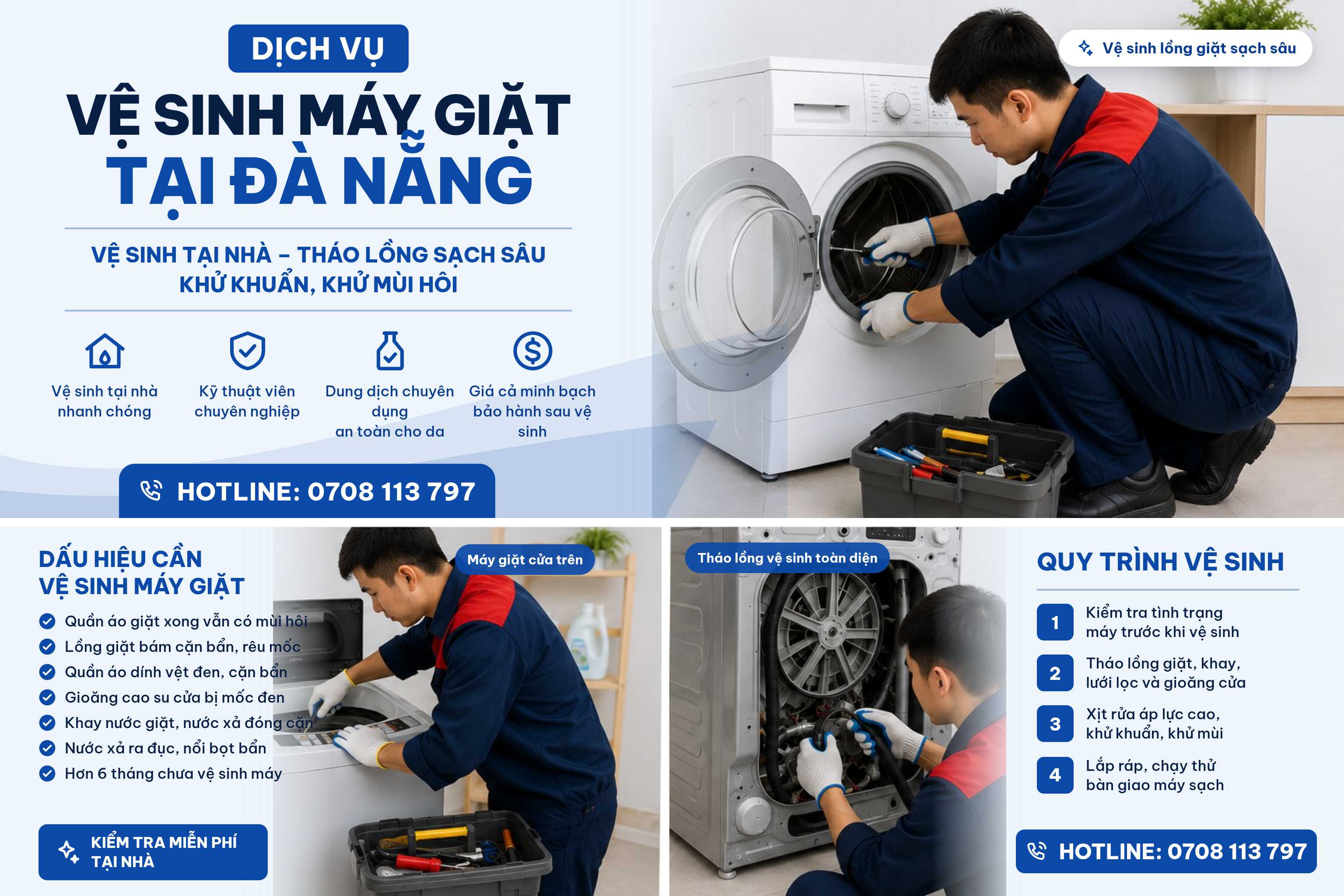 Vệ Sinh Máy Giặt Tại Đà Nẵng